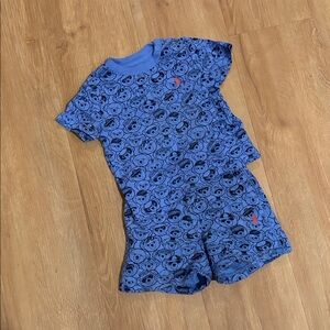 Ralph Lauren Baby 2 piece set Polo Bear Cotton Jersey Tee and Shorts.